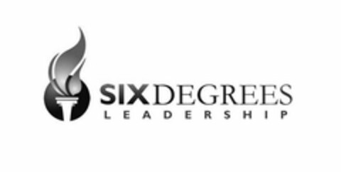 SIX DEGREES LEADERSHIP Logo (USPTO, 06.07.2009)