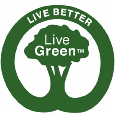 LIVE BETTER LIVE GREEN Logo (USPTO, 17.09.2009)