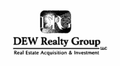 DRG DEW REALTY GROUP LLC REAL ESTATE ACQUISITION & INVESTMENT Logo (USPTO, 13.10.2009)