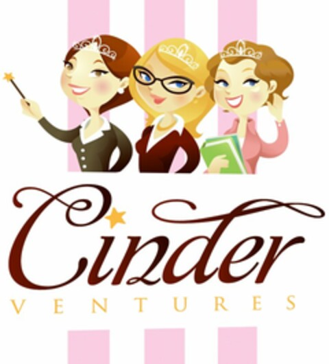 CINDER VENTURES Logo (USPTO, 04/12/2010)