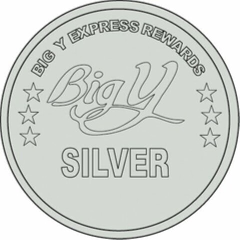 BIG Y SILVER BIG Y EXPRESS REWARDS Logo (USPTO, 07.10.2010)