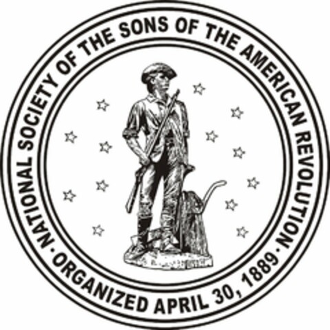 NATIONAL SOCIETY OF THE SONS OF THE AMERICAN REVOLUTION ORGANIZED APRIL 30, 1889 Logo (USPTO, 28.10.2010)