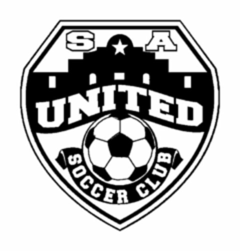 S A UNITED SOCCER CLUB Logo (USPTO, 06/27/2011)