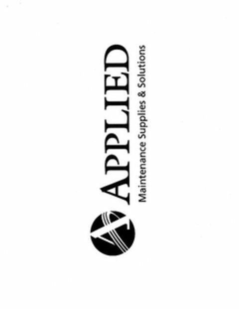 A APPLIED MAINTENANCE SUPPLIES & SOLUTIONS Logo (USPTO, 12.03.2013)