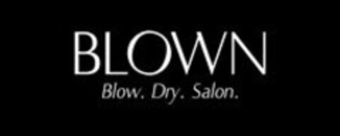 BLOWN. BLOW. DRY. SALON. Logo (USPTO, 30.04.2013)