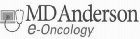 MD ANDERSON E-ONCOLOGY Logo (USPTO, 24.07.2013)