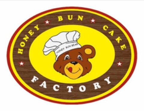 HONEY BUN CAKE FACTORY Logo (USPTO, 29.08.2014)