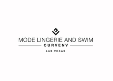 E MODE LINGERIE AND SWIM CURVENV LAS VEGAS Logo (USPTO, 02/17/2015)