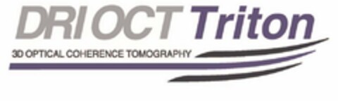 DRI OCT TRITON 3D OPTICAL COHERENCE TOMOGRAPHY Logo (USPTO, 04/03/2015)