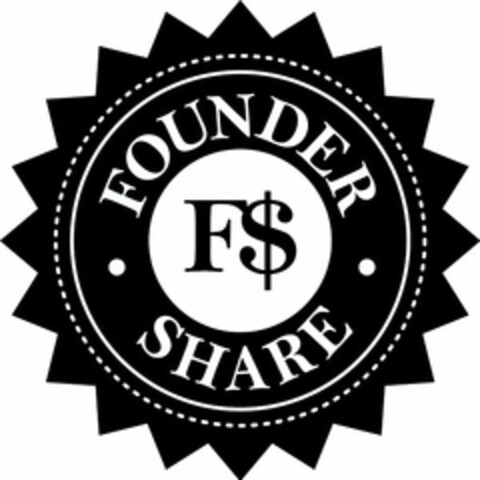 · FOUNDER · SHARE F$ Logo (USPTO, 04/29/2015)