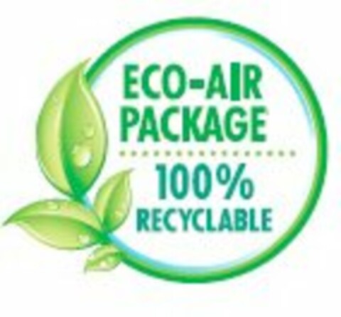 ECO-AIR PACKAGE 100% RECYCLABLE Logo (USPTO, 13.05.2015)