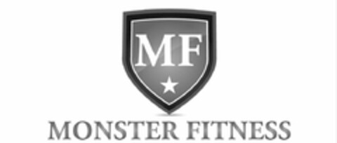 MF MONSTER FITNESS Logo (USPTO, 20.08.2015)