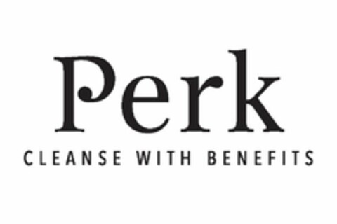 PERK CLEANSE WITH BENEFITS Logo (USPTO, 06.10.2015)