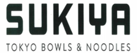 SUKIYA TOKYO BOWLS & NOODLES Logo (USPTO, 12.11.2015)