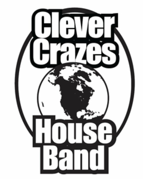 CLEVER CRAZES HOUSE BAND Logo (USPTO, 06/24/2016)