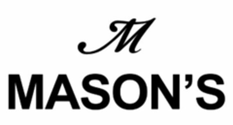 M MASON'S Logo (USPTO, 01.03.2017)