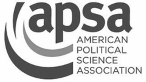 APSA AMERICAN POLITICAL SCIENCE ASSOCIATION Logo (USPTO, 03/15/2017)