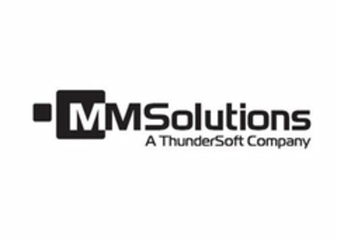 MMSOLUTIONS A THUNDERSOFT COMPANY Logo (USPTO, 18.07.2018)