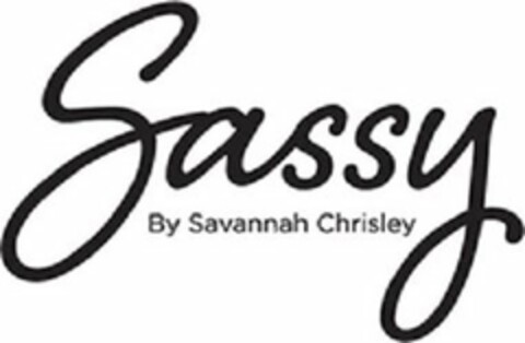 SASSY BY SAVANNAH CHRISLEY Logo (USPTO, 10/11/2018)