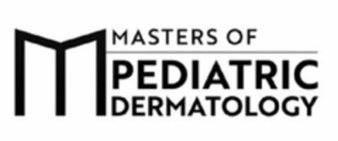 M MASTERS OF PEDIATRIC DERMATOLOGY Logo (USPTO, 06.12.2018)