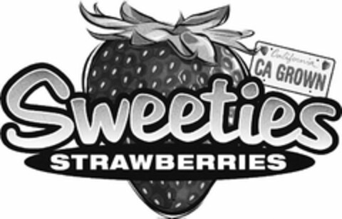 SWEETIES STRAWBERRIES CALIFORNIA CA GROWN Logo (USPTO, 22.03.2019)