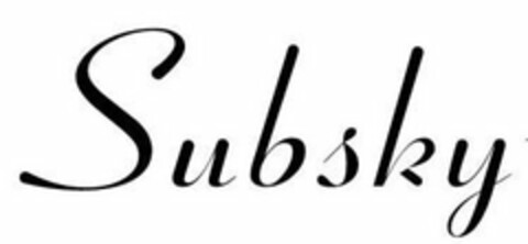 SUBSKY Logo (USPTO, 07/09/2019)