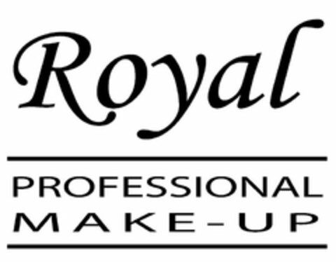 ROYAL PROFESSIONAL MAKE-UP Logo (USPTO, 08/06/2019)