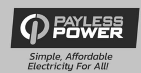 PAYLESS POWER SIMPLE, AFFORDABLE ELECTRICITY FOR ALL! Logo (USPTO, 30.08.2019)