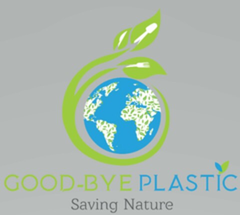 GOOD-BYE PLASTIC SAVING NATURE Logo (USPTO, 08/30/2019)