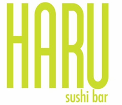 HARU SUSHI BAR Logo (USPTO, 07.01.2020)