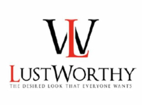 LW LUSTWORTHY THE DESIRED LOOK THAT EVERYONE WANTS Logo (USPTO, 11.03.2020)