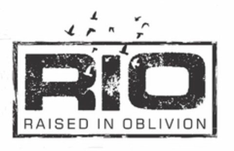 RIO RAISED IN OBLIVION Logo (USPTO, 04/07/2020)