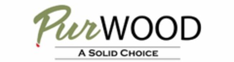 PURWOOD A SOLID CHOICE Logo (USPTO, 21.04.2020)