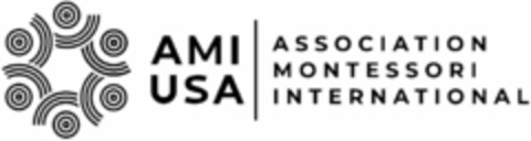 AMI USA ASSOCIATION MONTESSORI INTERNATIONAL Logo (USPTO, 05/06/2020)