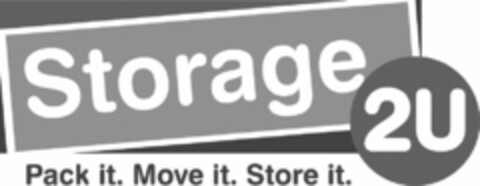 STORAGE 2U PACK IT MOVE IT STORE IT Logo (USPTO, 07/27/2020)