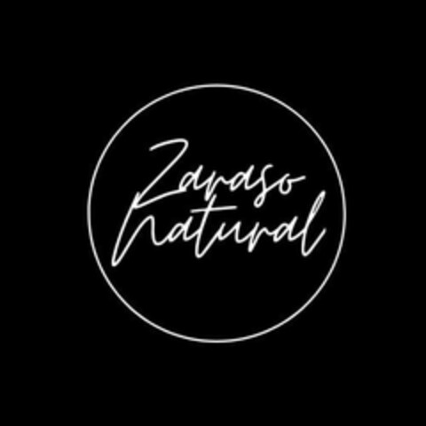 ZARASO NATURAL Logo (USPTO, 08/16/2020)