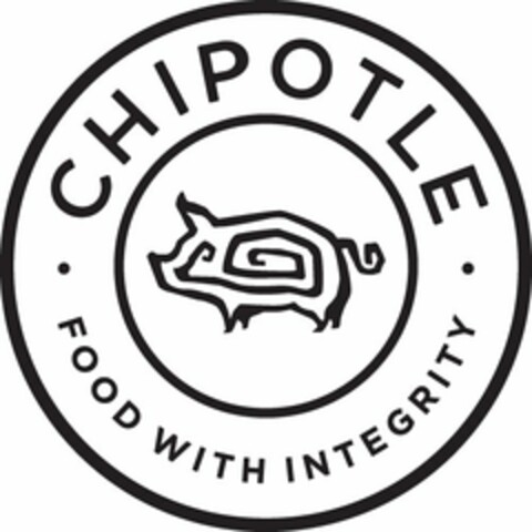 ·CHIPOTLE · FOOD WITH INTEGRITY Logo (USPTO, 01/23/2009)