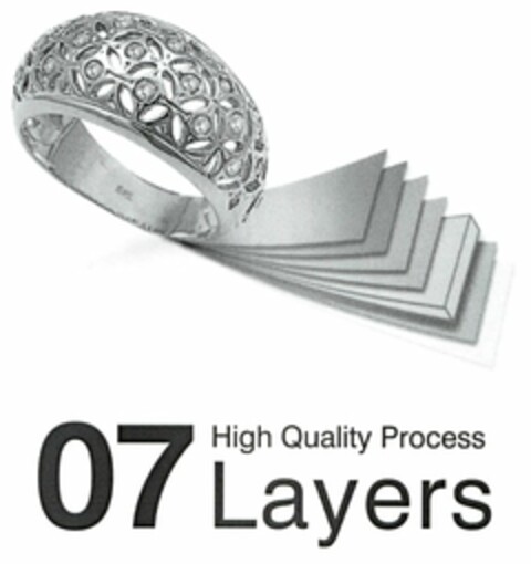 07 LAYERS HIGH QUALITY PROCESS SKL Logo (USPTO, 13.03.2009)