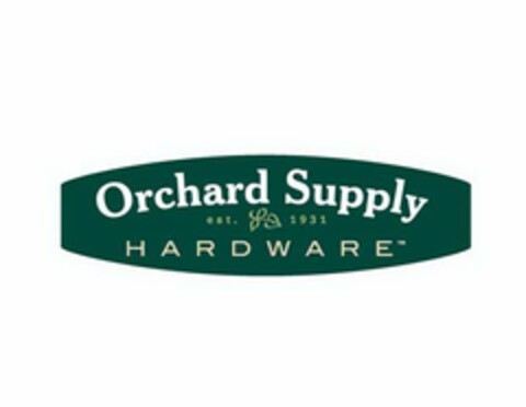 ORCHARD SUPPLY HARDWARE EST. 1931 Logo (USPTO, 21.08.2009)