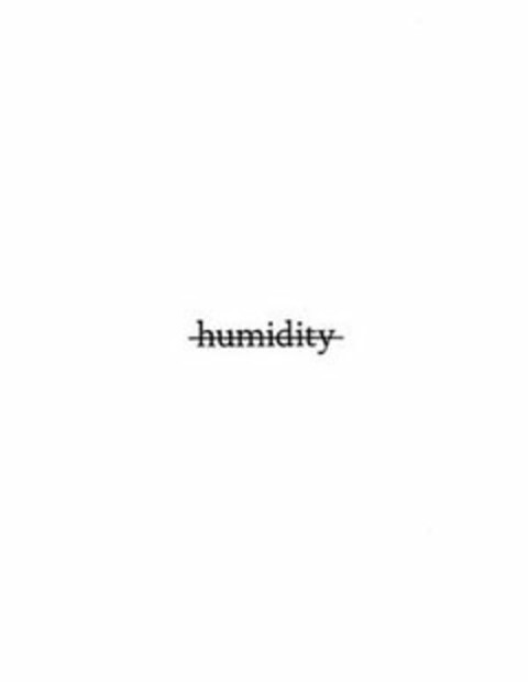 HUMIDITY Logo (USPTO, 11/11/2009)