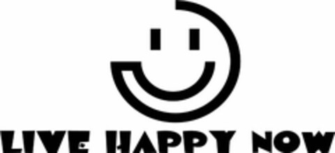 LIVE HAPPY NOW Logo (USPTO, 03.03.2010)
