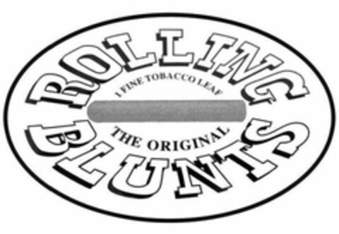 ROLLING BLUNTS 1 FINE TOBACCO LEAF THE ORIGINAL Logo (USPTO, 26.01.2011)