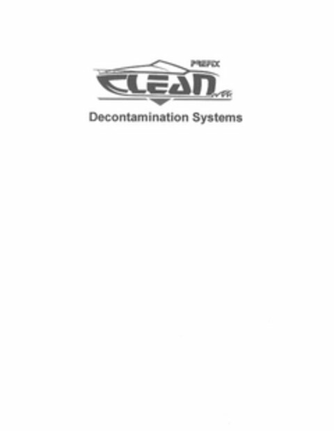 PREFIX CLEAN DECONTAMINATION SYSTEMS Logo (USPTO, 08.06.2011)