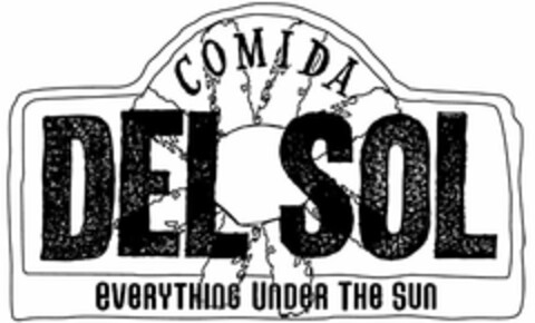 DEL SOL COMIDA EVERYTHING UNDER THE SUN Logo (USPTO, 16.06.2011)