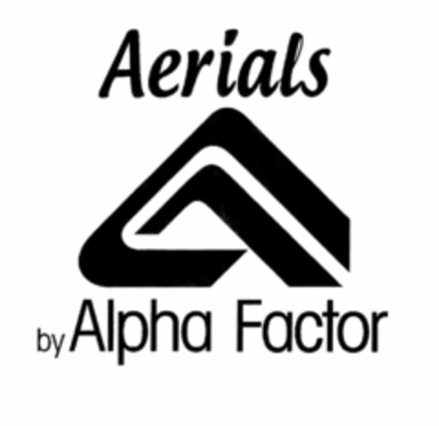 A AERIALS BY ALPHA FACTOR Logo (USPTO, 12.10.2011)