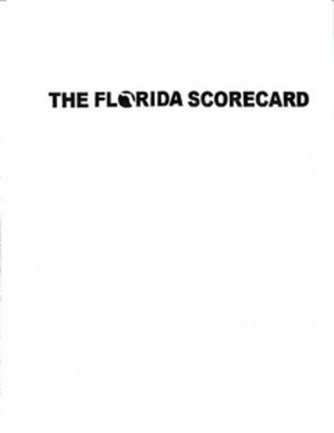 THE FLORIDA SCORECARD Logo (USPTO, 01.11.2011)