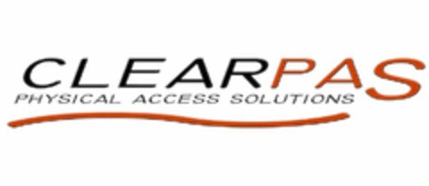 CLEARPAS PHYSICAL ACCESS SOLUTIONS Logo (USPTO, 30.01.2012)