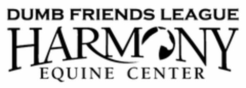 DUMB FRIENDS LEAGUE HARMONY EQUINE CENTER Logo (USPTO, 14.02.2012)