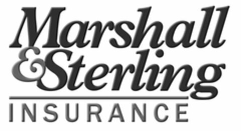 MARSHALL & STERLING INSURANCE Logo (USPTO, 07/31/2013)