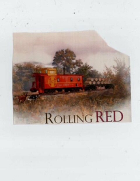 ROLLING RED RCW RED CABOOSE WINERY Logo (USPTO, 10/30/2013)